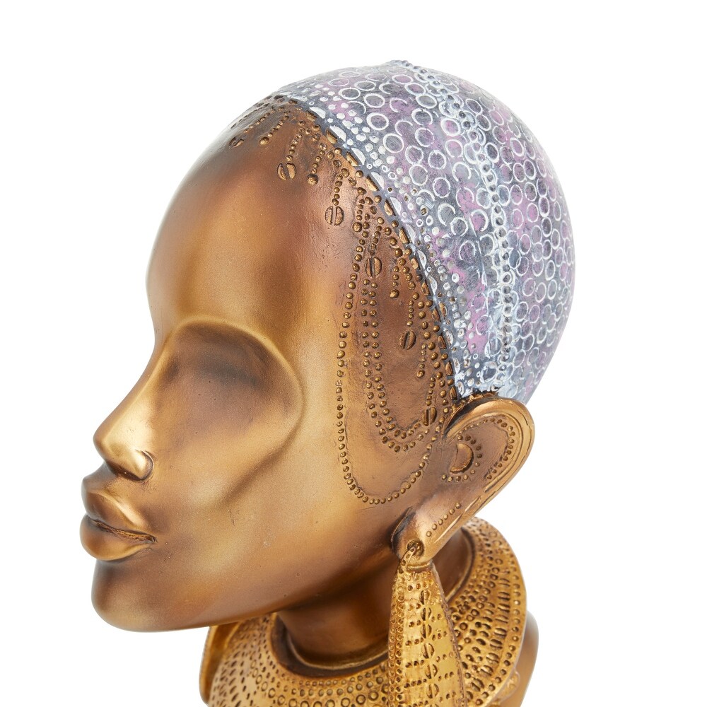 Polystone Eclectic Sculptures (Set of 2)   5 x 6 x 11