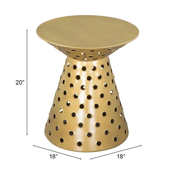 Proton Side Table Gold