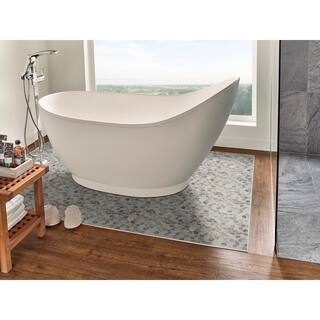 MSI Puebla Greige Pebble 11.75 in. x 11.75 in. Textured Marble Floor and Wall Tile (0.91 sq. ft.Each) PEB-PUEGREI