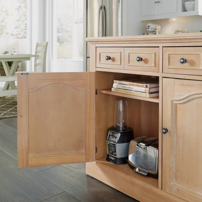 Homestyles Cambridge Kitchen Island And Two Counter Stools