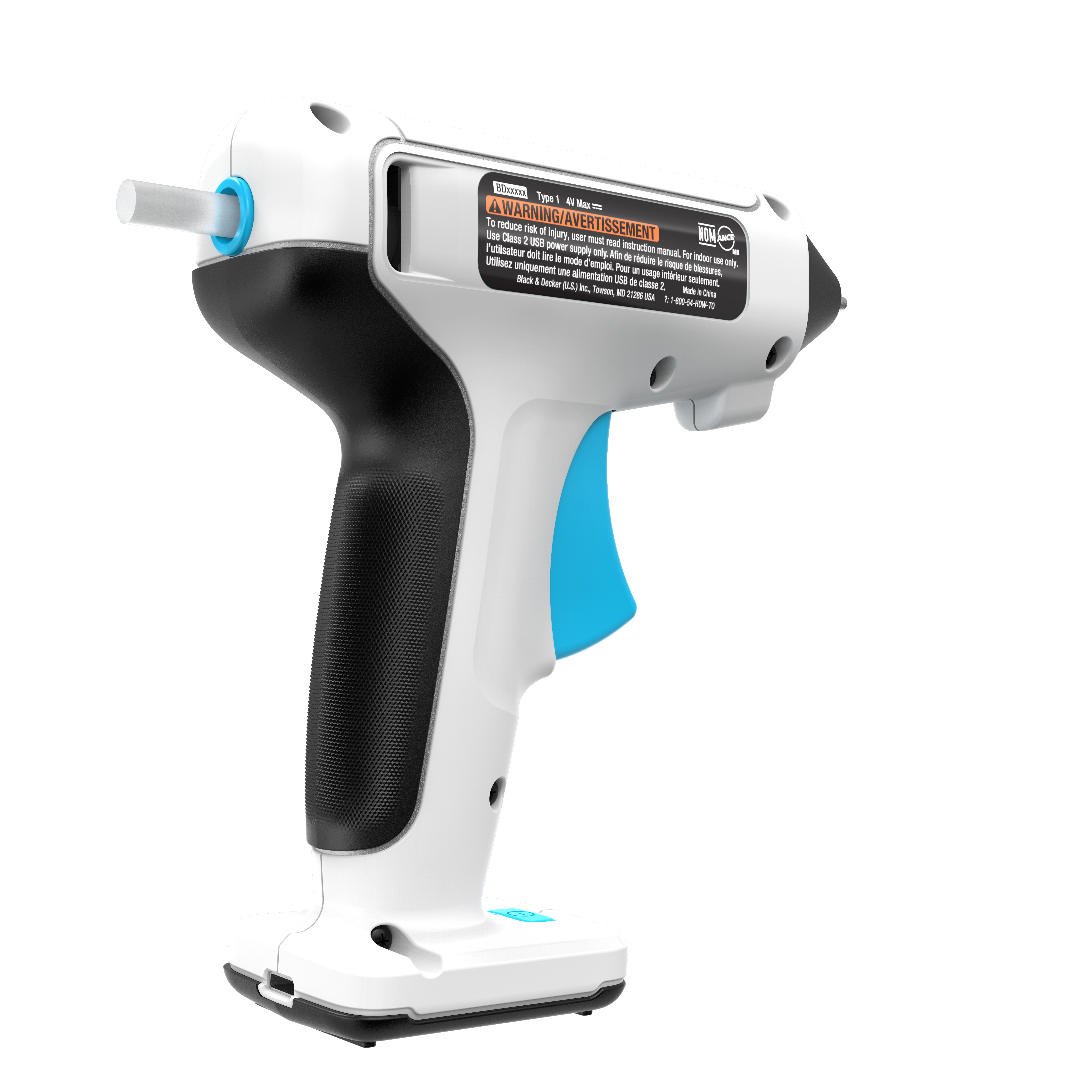 4V MAX* Cordless Glue Gun, USB Rechargeable