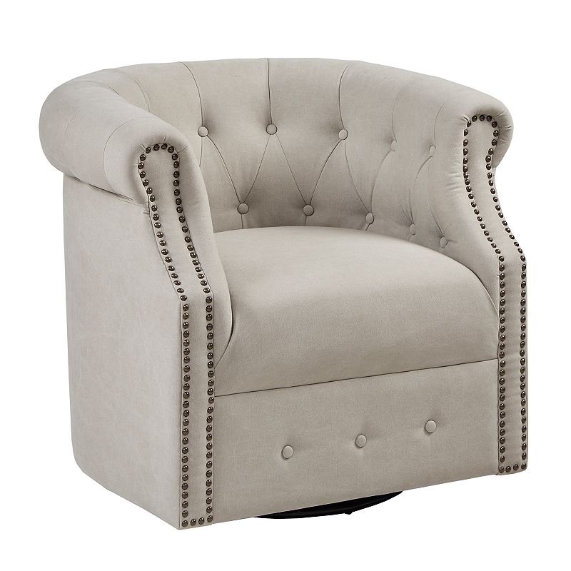 Madison Park Admiral Swivel Accent Chair