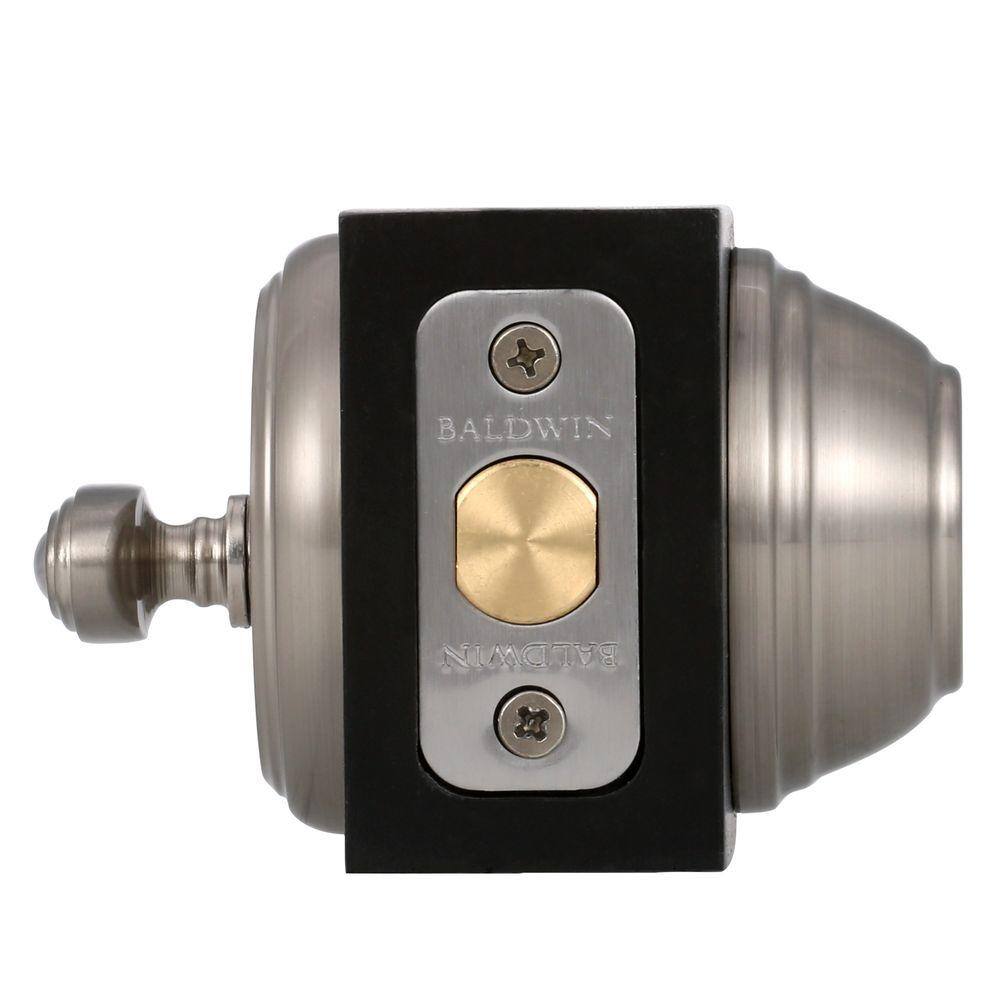 Baldwin Prestige Satin Nickel Single Cylinder Round Deadbolt Featuring SmartKey Security 380 RDB 15 SMT CP RCAL