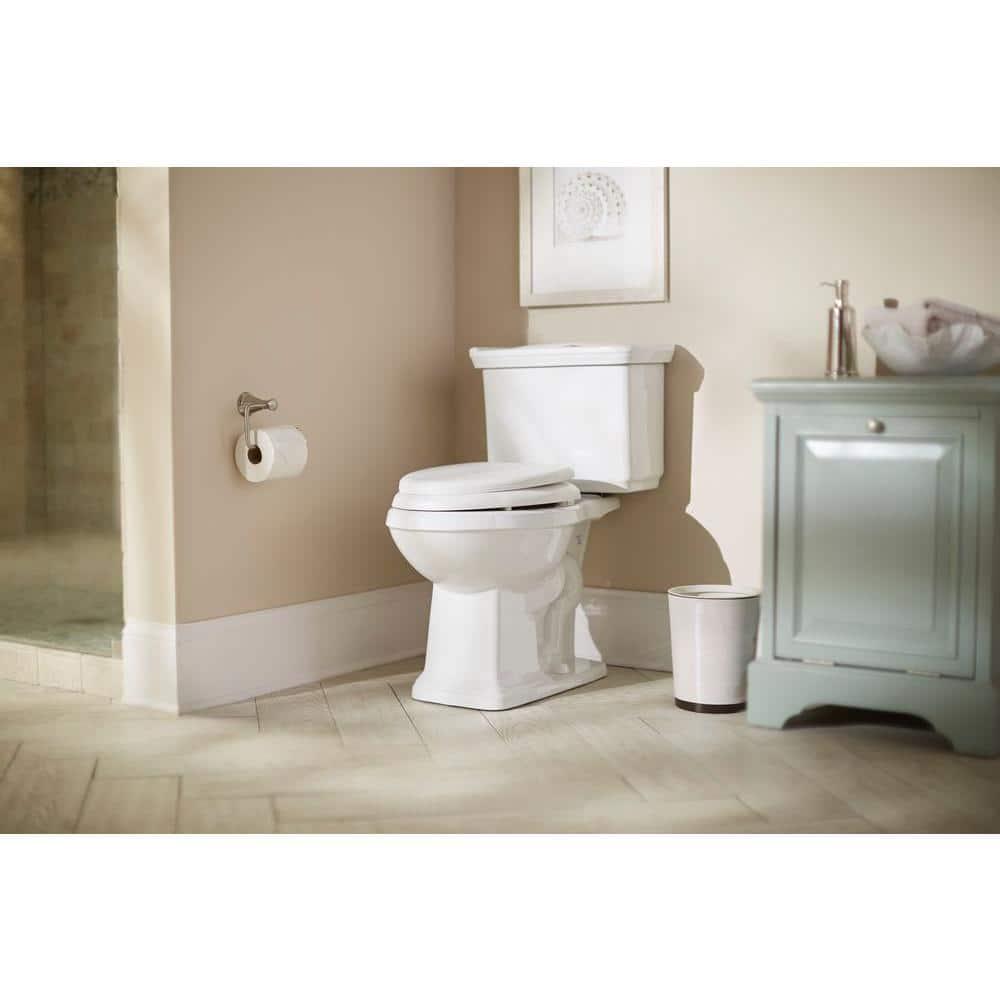 Glacier Bay 2piece 10 GPF128 GPF High Efficiency Dual Flush Elongated Toilet in White