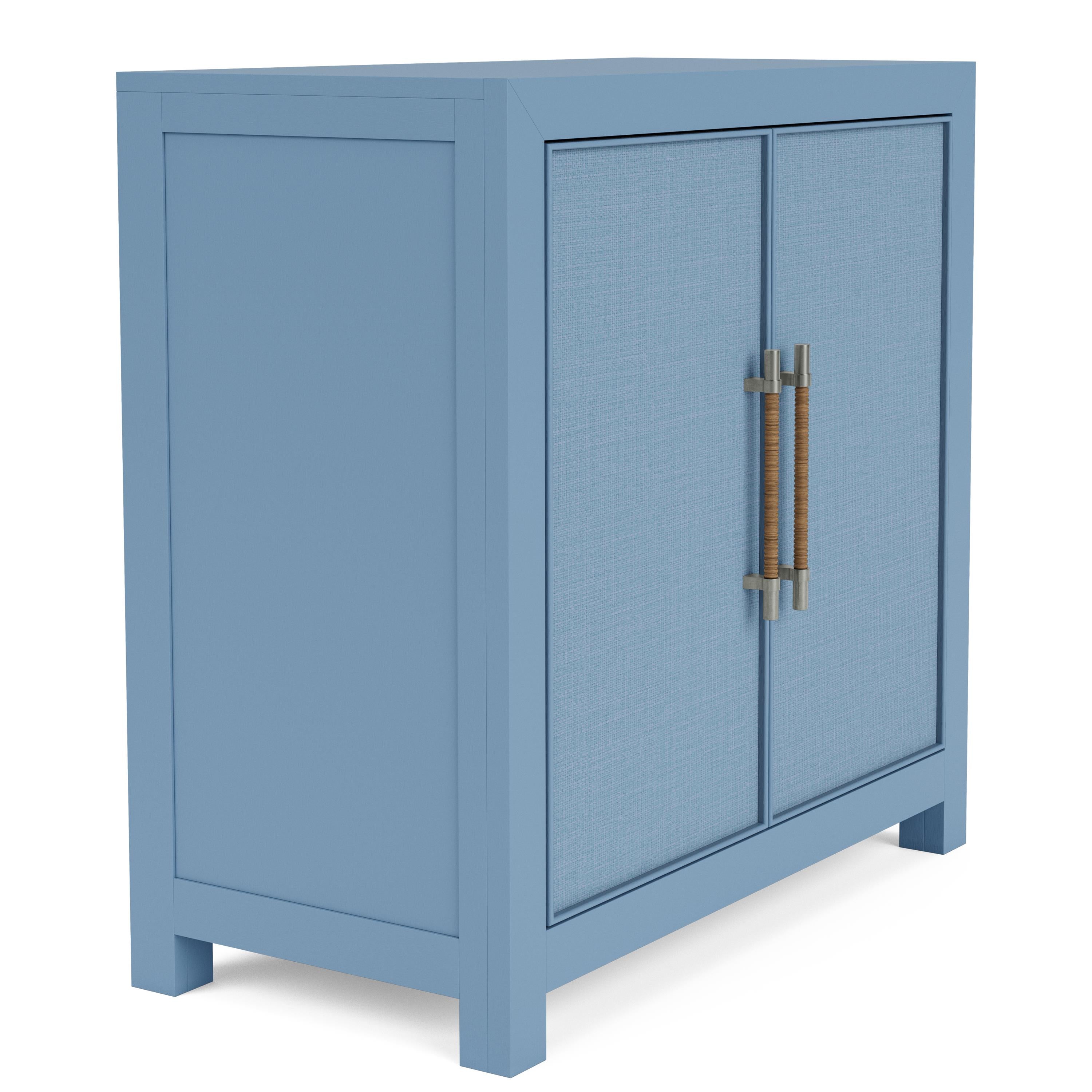 Hilton Head 36 2-Door Blue Accent Chest