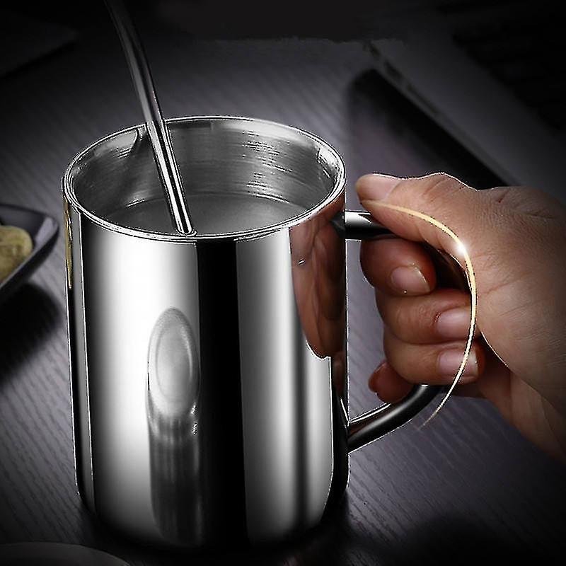 Wholesale Bubble Tea Cups Water Drink Double Wall Stainless Steel Mug Cup With Lid