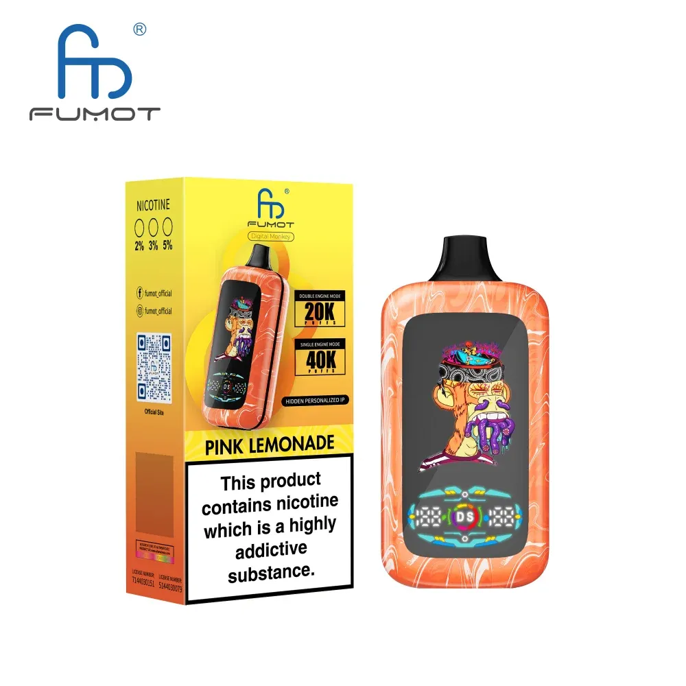 Fumot Digital Monkey 40000 Puffs - Pink Lemonade