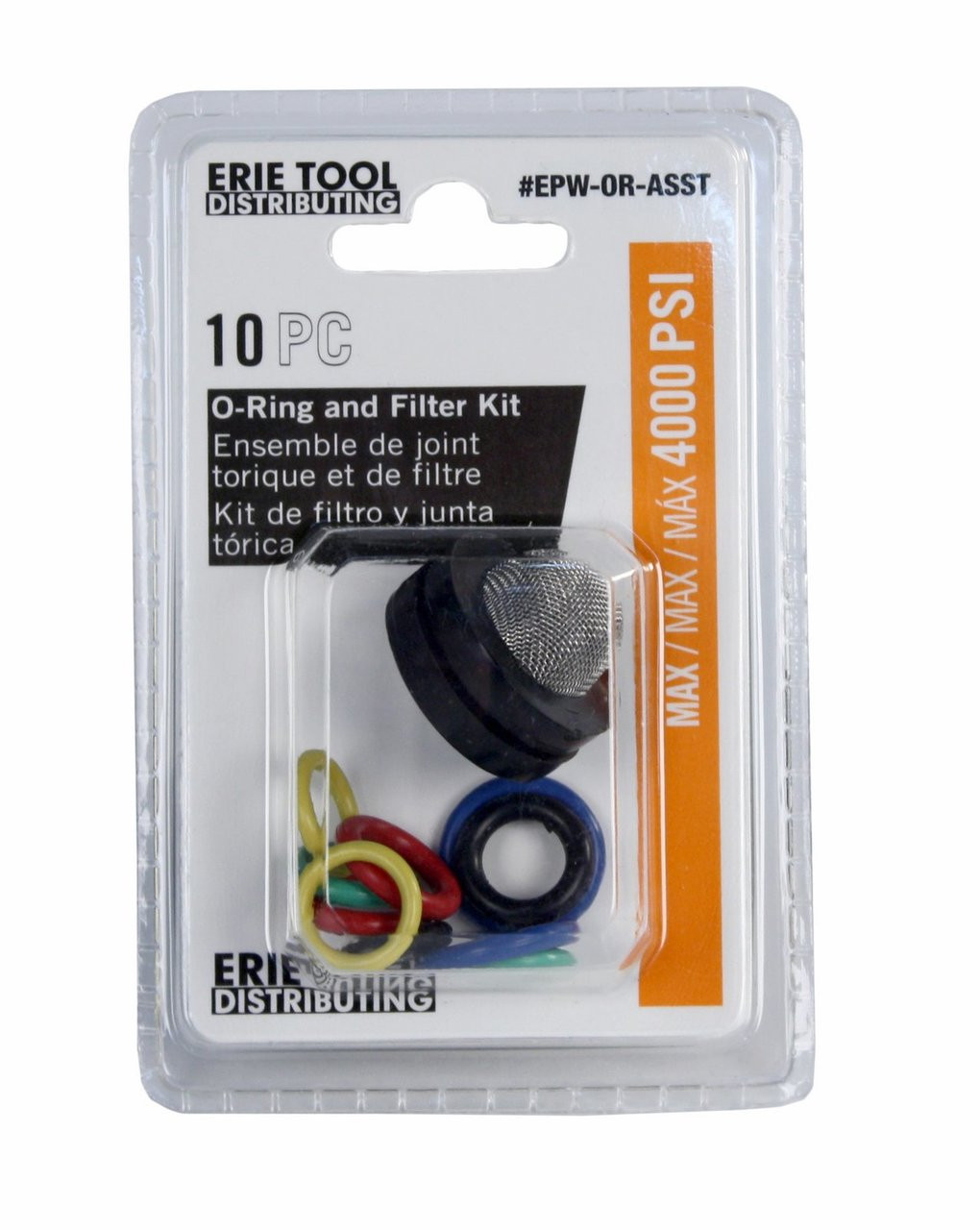 Erie Tools 12pc O-Ring Kit for Pressure Washer Pumps