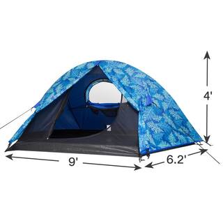 Alvantor 108 in. x 74 in. 48 in. Ultralight Camping Tent for Outdoor Backpacking Waterproof Double Layer Aluminum Rod 9014