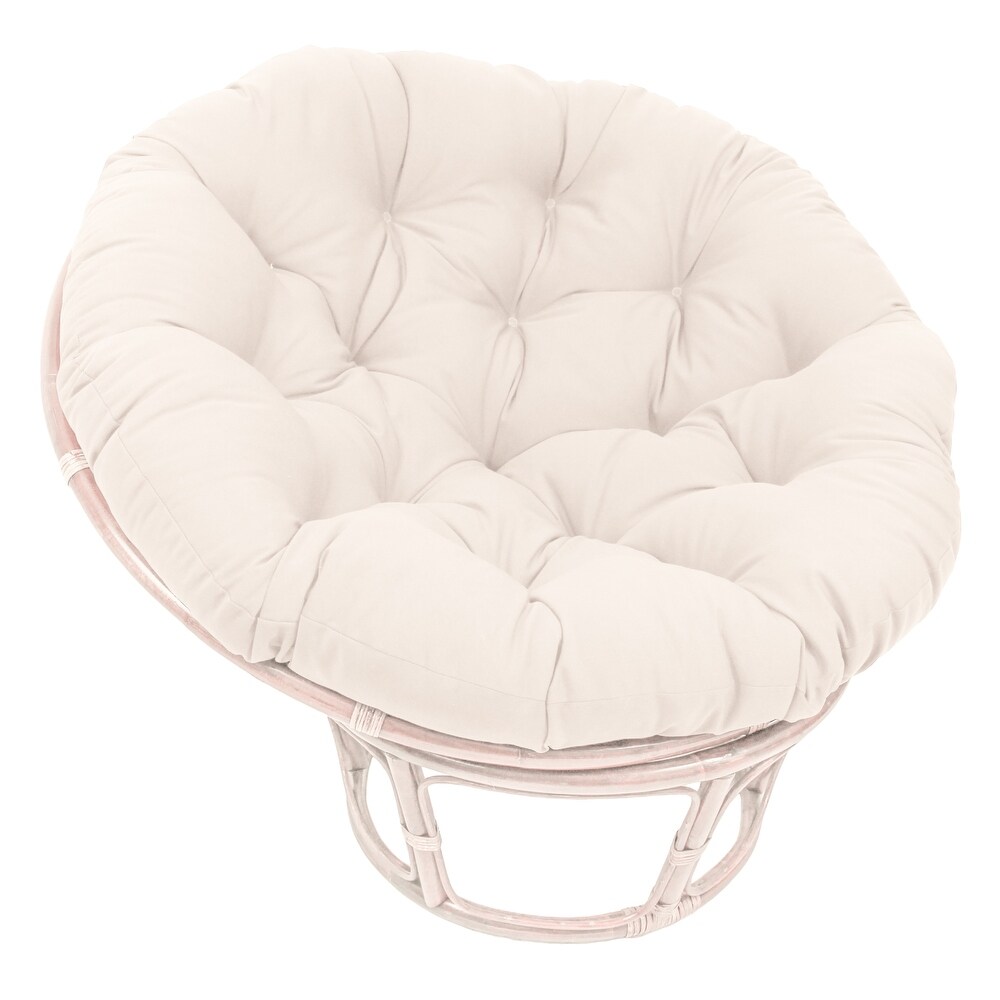 48 inch Solid Twill Papasan Cushion (Cushion Only)