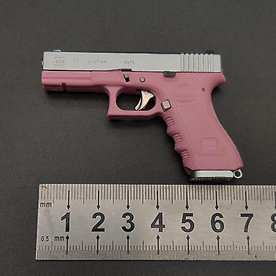 Born Pretty Fidget Toy Glock 17 Keychain Mini Metal Desert Eagle Glock G17 Keychain Pistol Portable Shell Ejection Assemble Disassemble