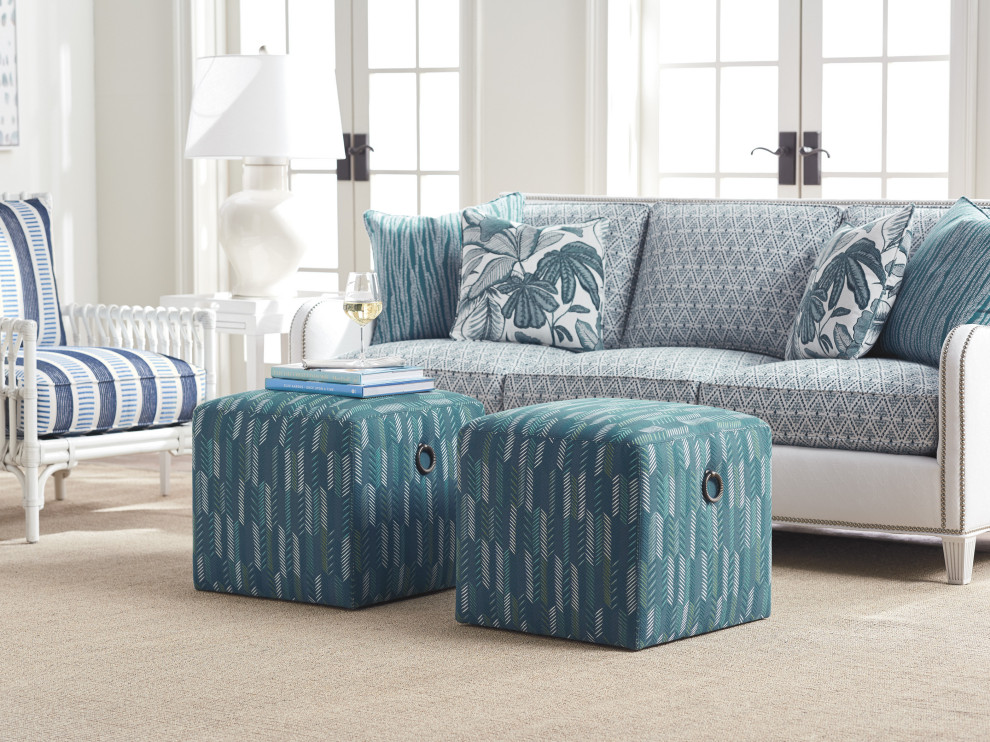 Jupiter Ottoman   Contemporary   Footstools And Ottomans   by Lexington Home Brands  Houzz