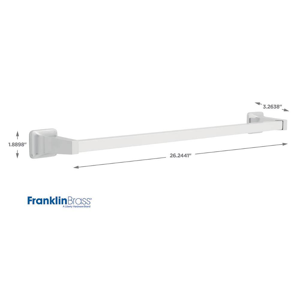 Franklin Brass Futura 24 in. Towel Bar in Chrome D2424PC