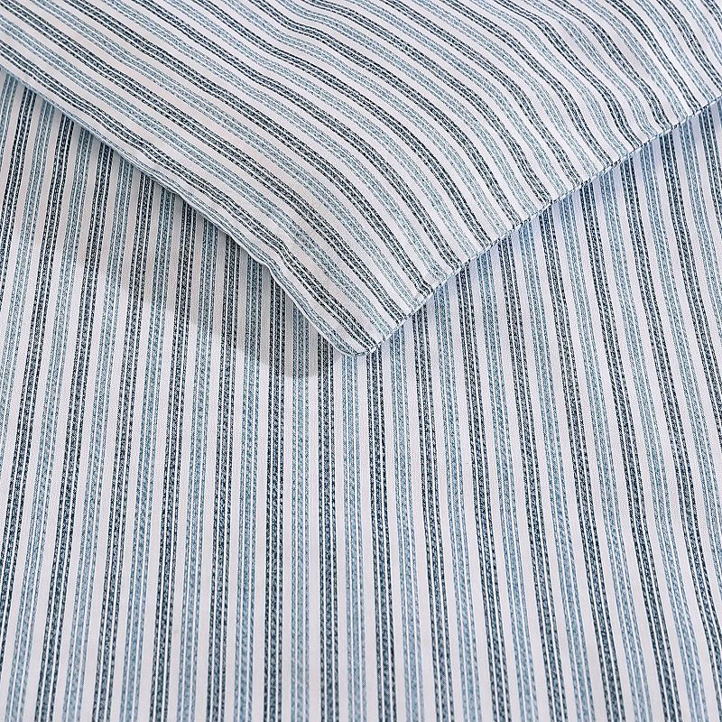 Eddie Bauer Ticking Stripe Duvet Set