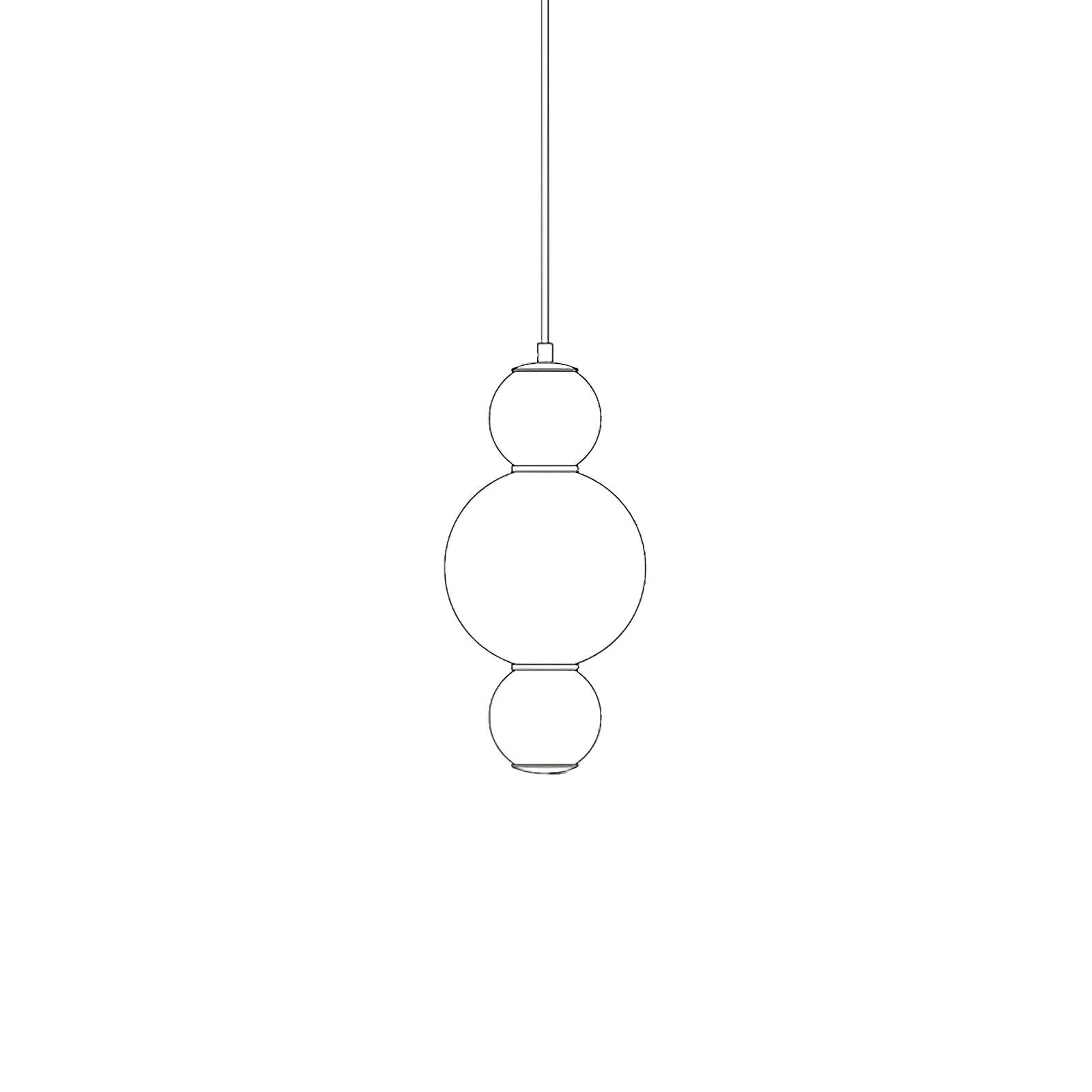 Double Globe Pendant Lamp