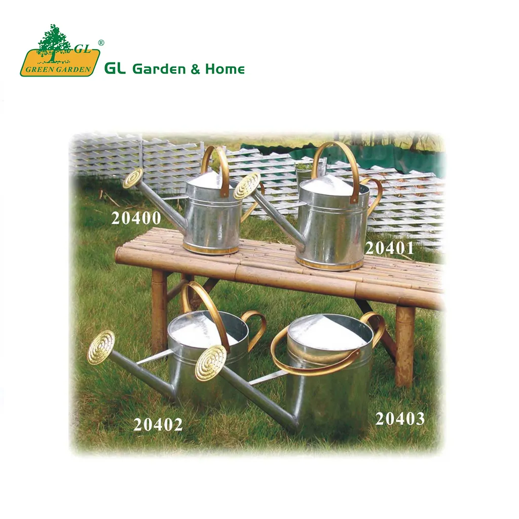 Natural style popular Custom Wholesale Metal Watering Can for Garden Plant Flower