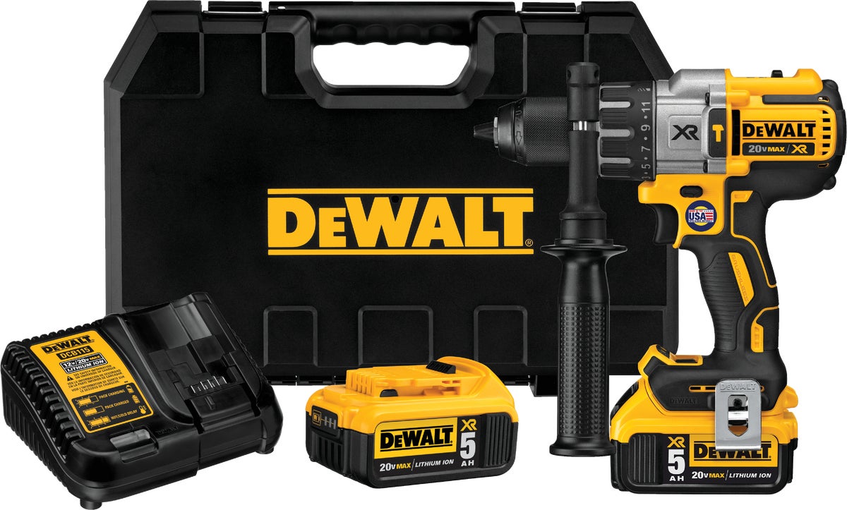 DW 20V MAX XR Lithium-Ion Brushless 3-Spd Cordless Hammer Drill Kit