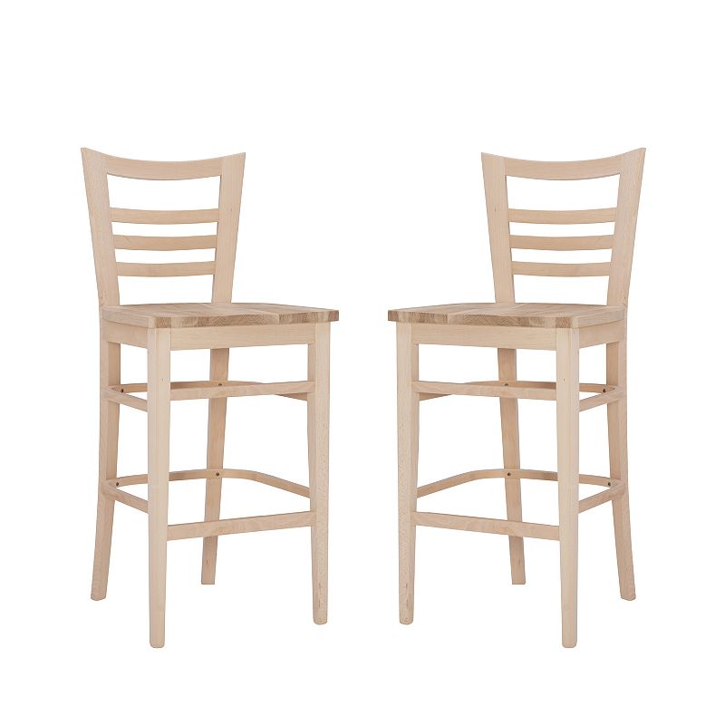 Linon Flynn Counter Stool 2-piece Set