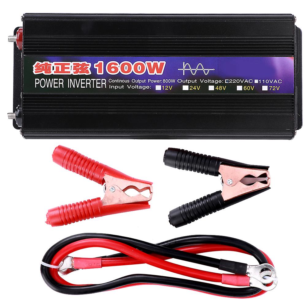 1600w Power Inverters Pure Sine Wave Voltage Boost Transformer High Efficiency For Home Cardc48v To Ac220v