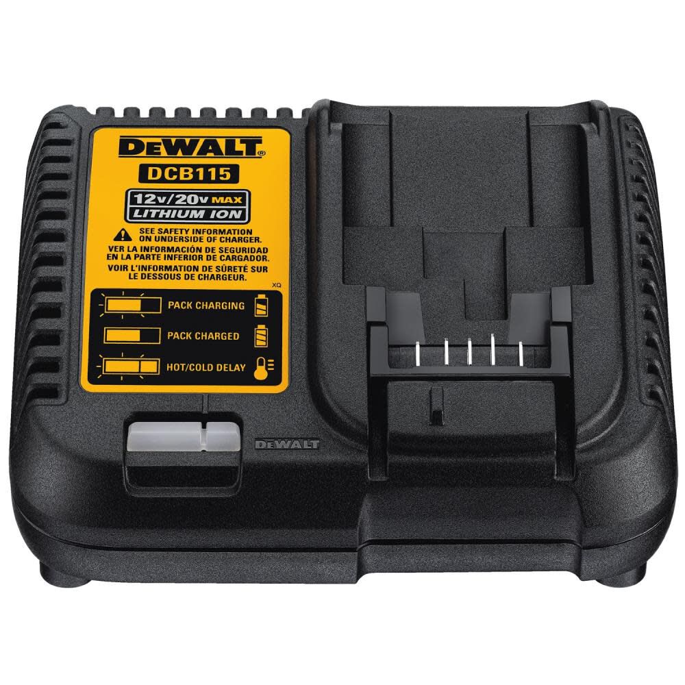 DEWALT 20V MAX XR Starter Kit 5.0Ah Battery 2 Pack with Charger and Bag DCB205-2CK from DEWALT