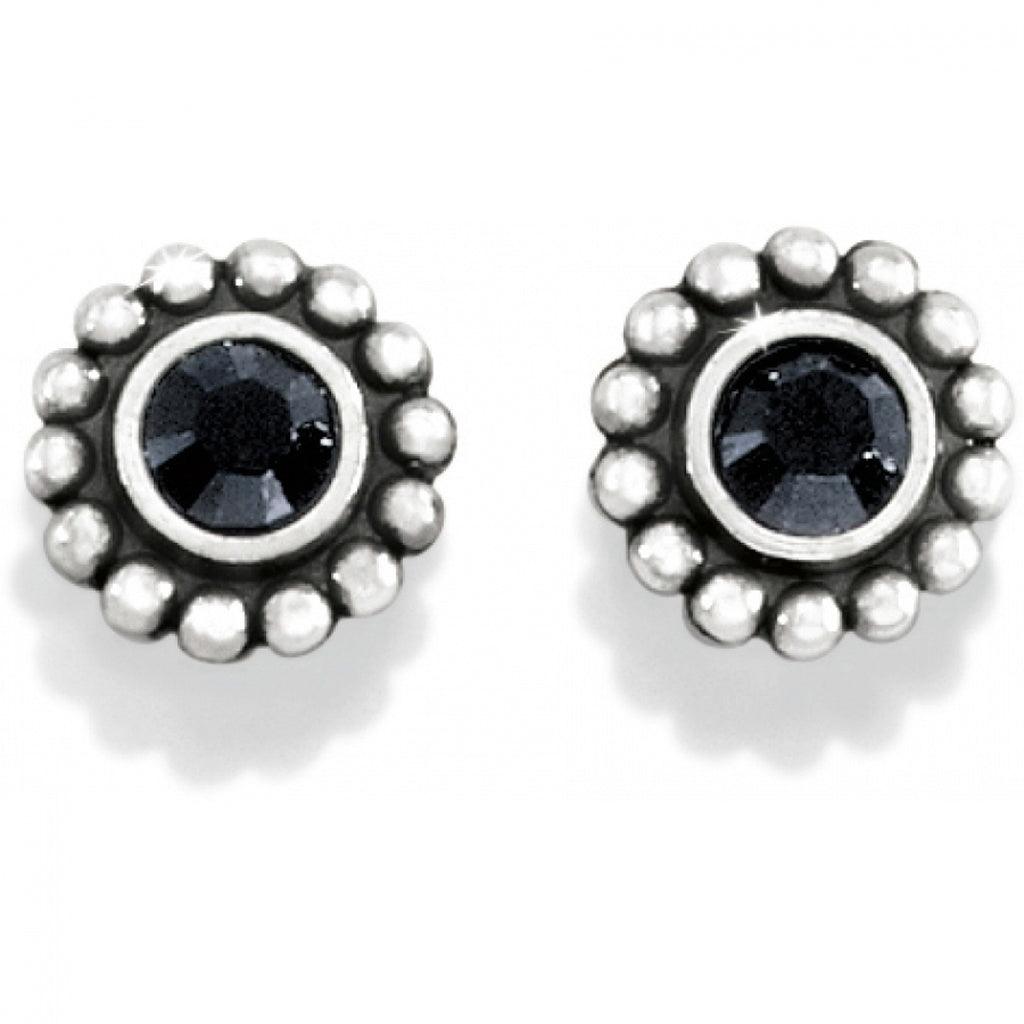 Brighton  Twinkle Mini Post Earrings in Black