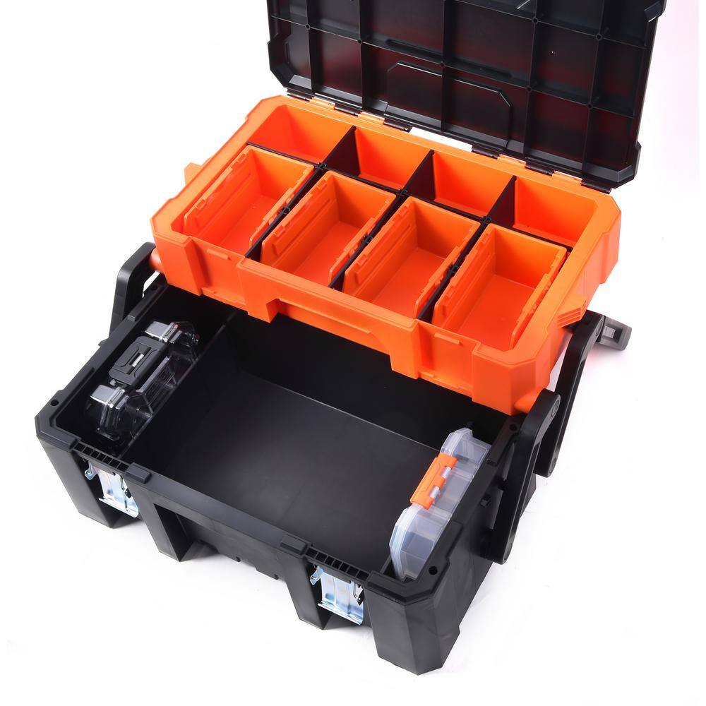 TACTIX 22.75 in. Portable Tool Box 320658