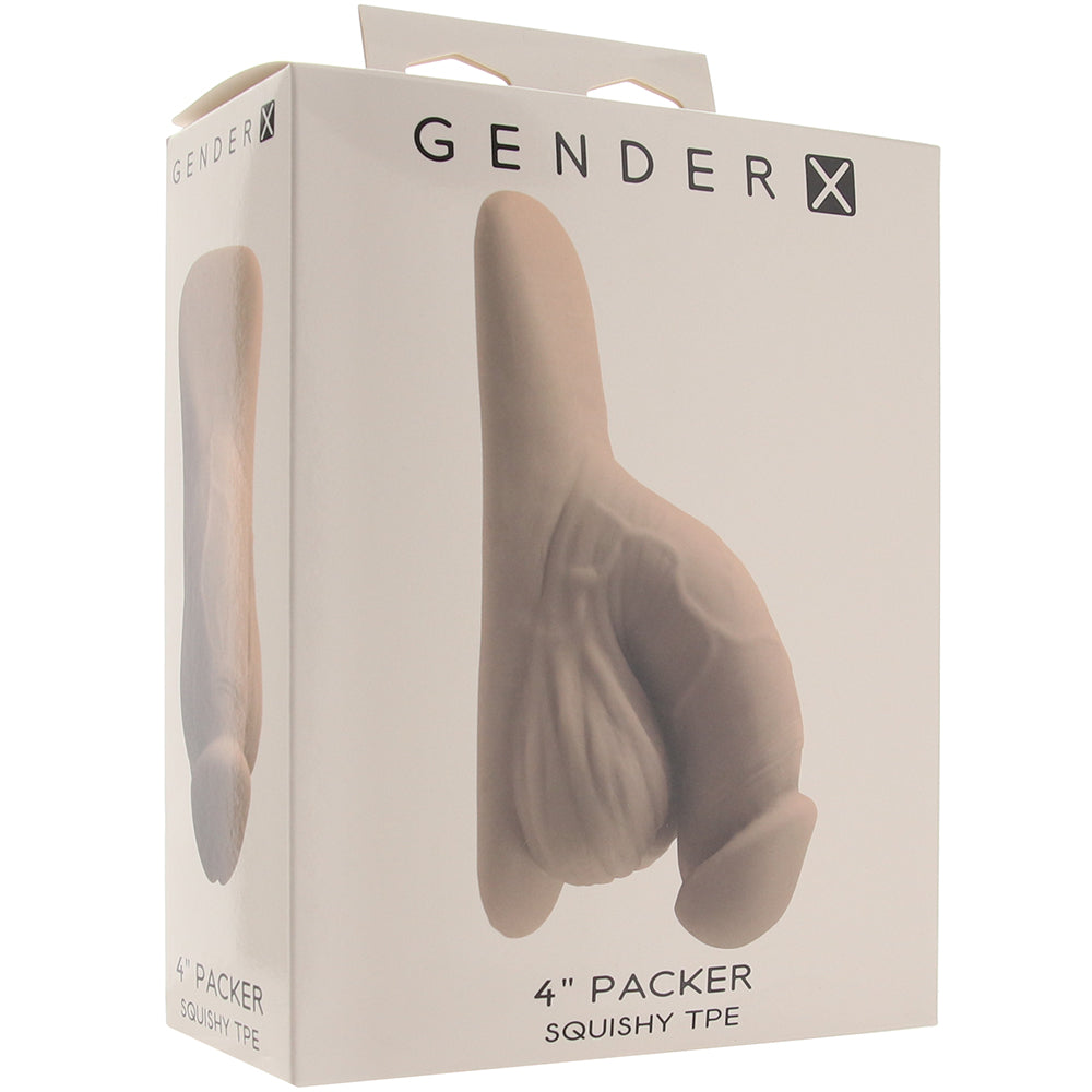 Gender X 4 Inch Squishy Packer in Light