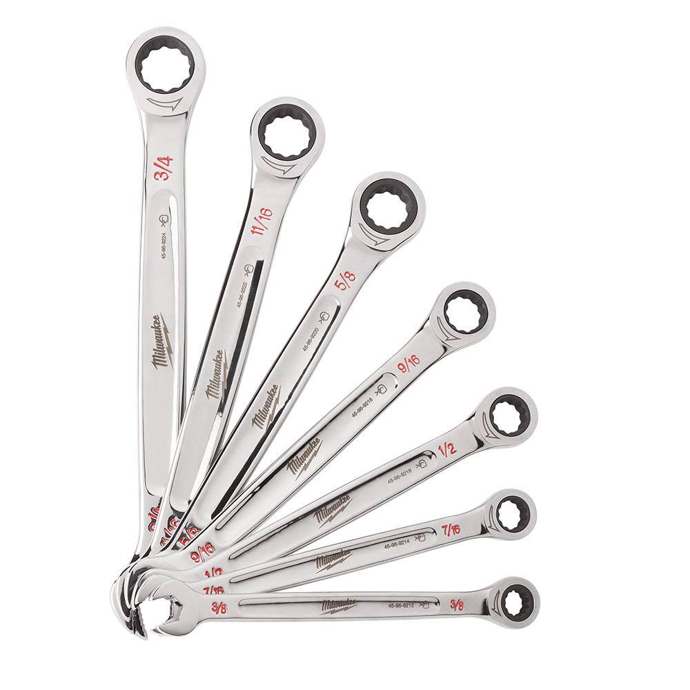 MW SAE Combination Ratcheting Wrench and Torque Lock Locking Pliers Mechanics Tool Set (17-Piece) 48-22-9406-48-22-3690