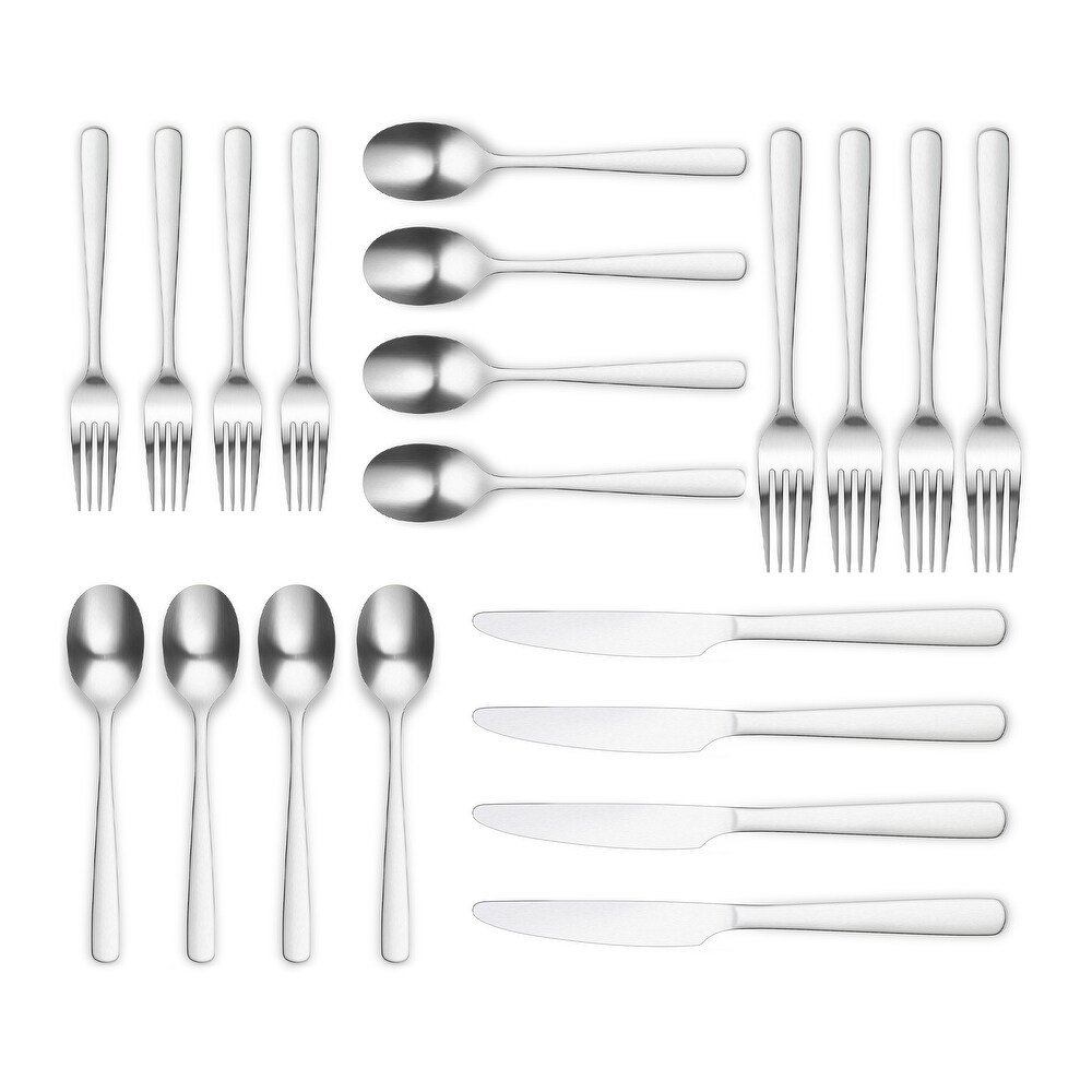 Ornative Aabbye 18/0 Stainless Steel 20 Pieces Flatware Set   10.63\