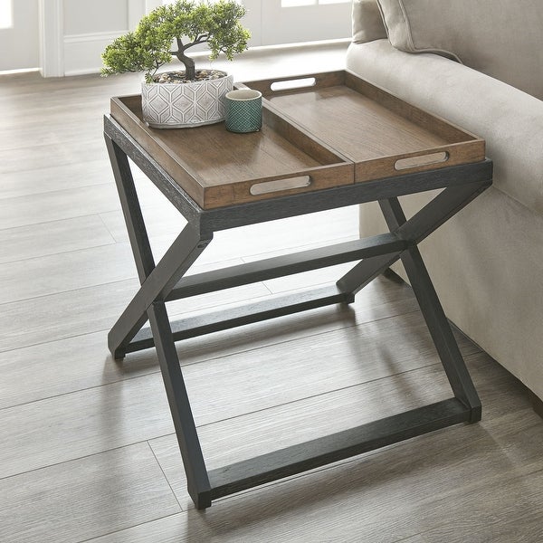 Porch and Den Tacoma Tray-top End Table