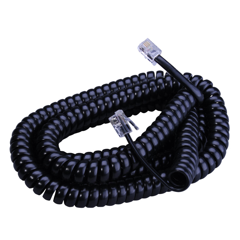 CORD HANDSET 12' BLACK