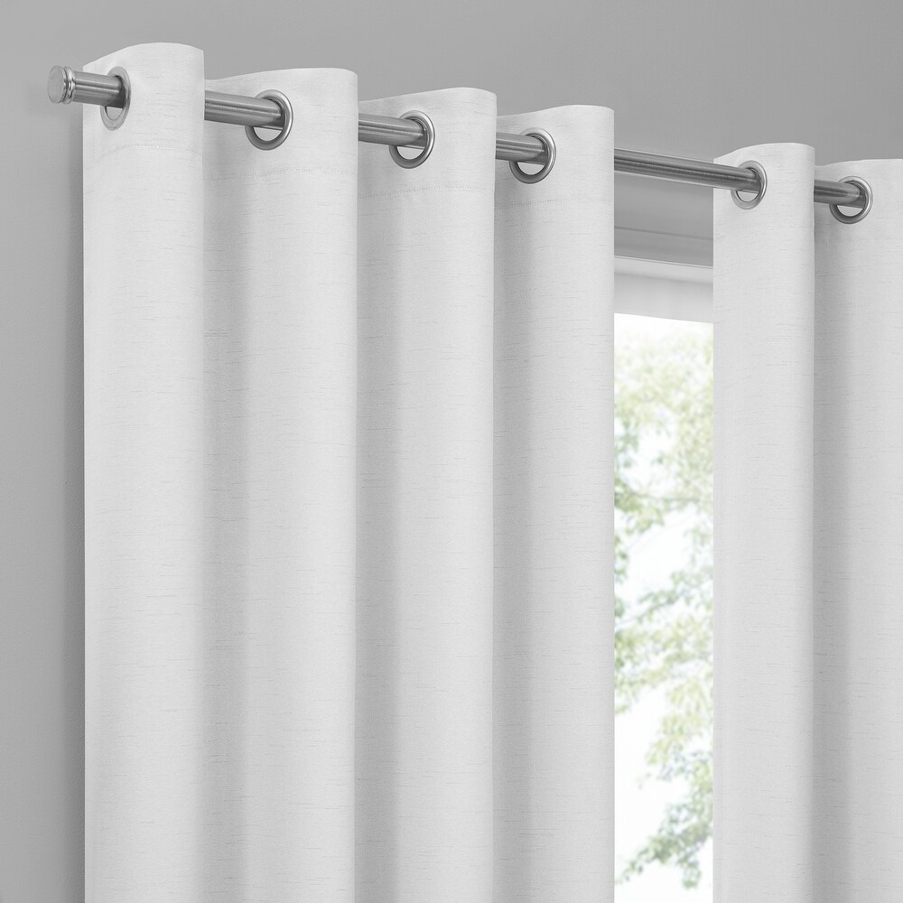 Eclipse Lawson Arm   Hammer Odor Neutralizing Blackout Grommet Curtain Panel