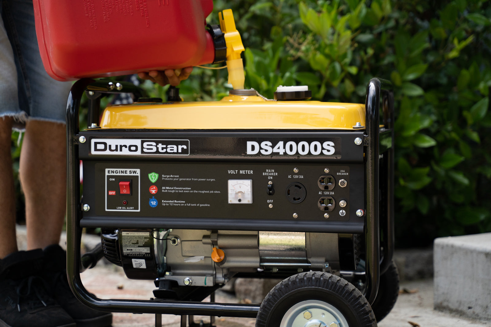 4,000 Watt Gasoline Portable RV Generator