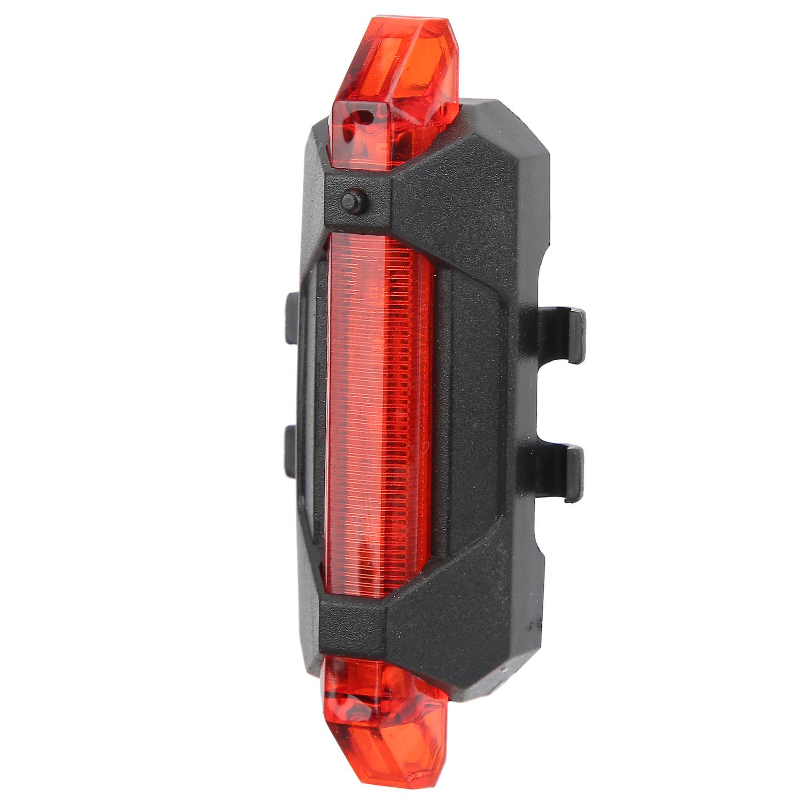 Usb Rechargeable Bicycle Tail Light Cycling Rear Led Warning Light Cycling Accessoryred