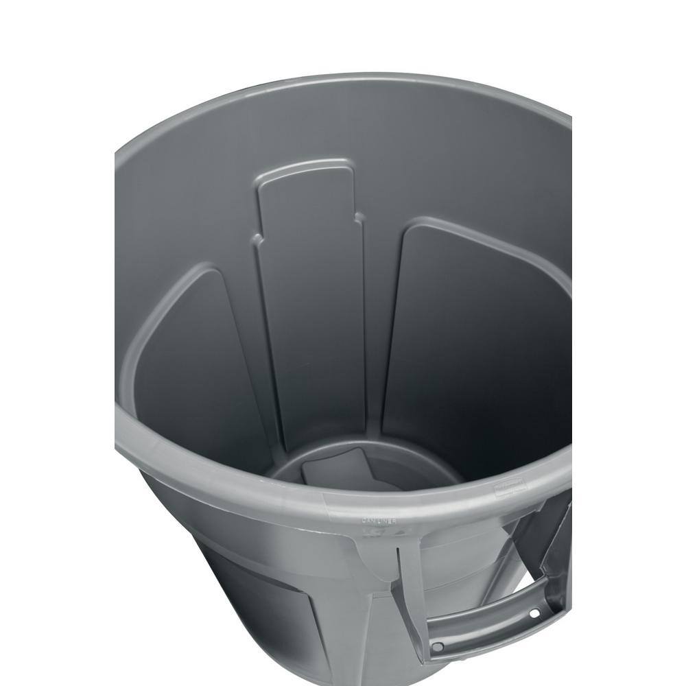 Rubbermaid Commercial Products Brute 10 Gal. Round Trash Can with Lid 2025245