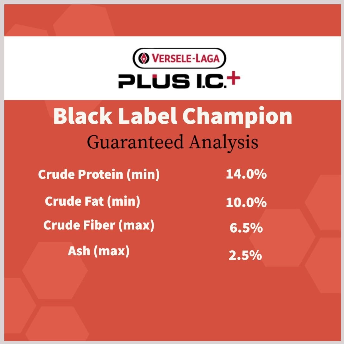 Versele-Laga Plus I.C Black Label Champion Pigeon Food