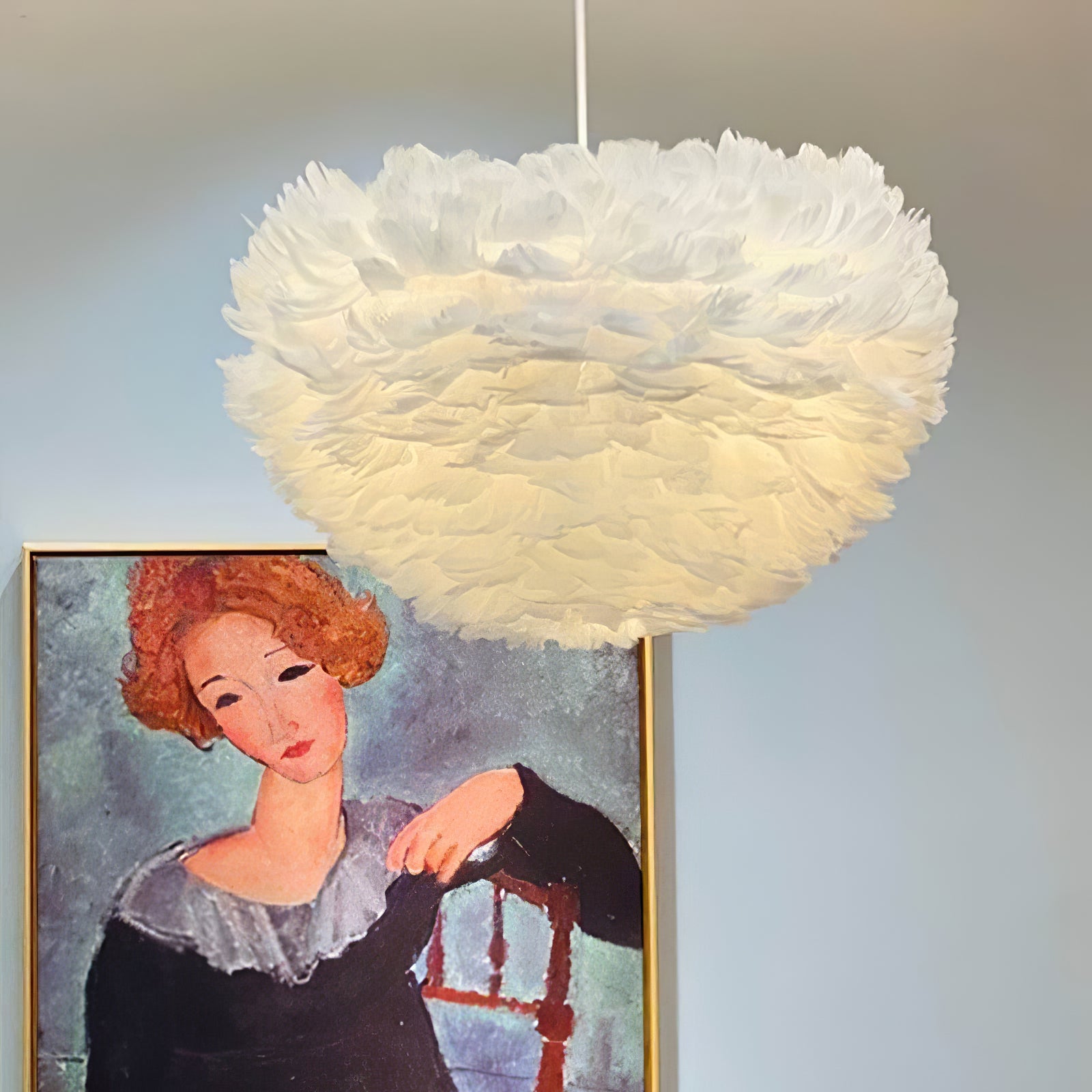 Goose Feathers Pendant Lamp