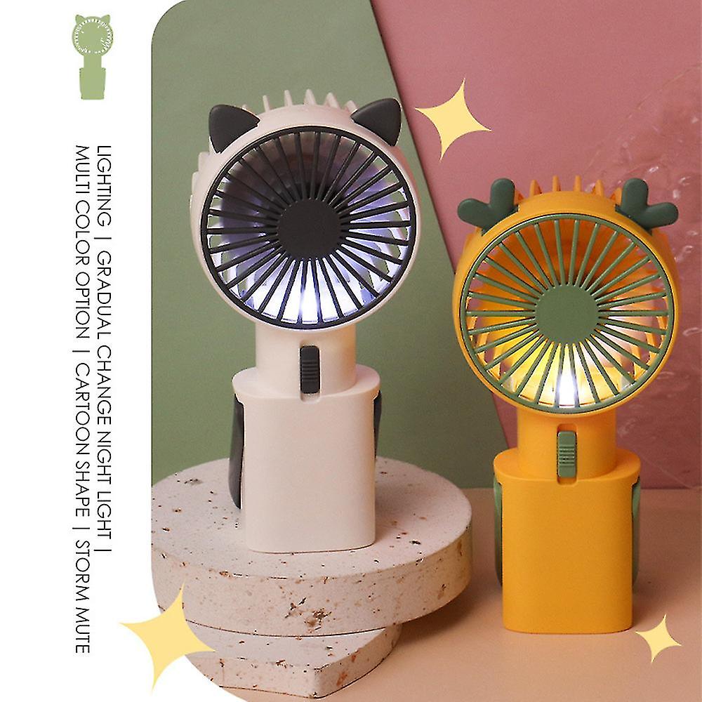 Handheld Fan， Portable Fan With Rechargeable Battery，  Speed Personal Cooling Desk Fan