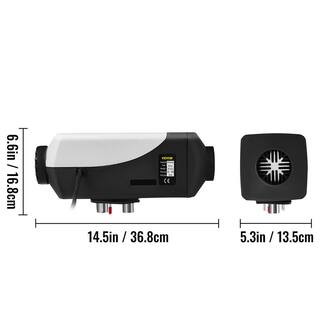 VEVOR 12-Volt Diesel Air Heater 17060 BTU Parking Heater with LCD Thermostat Monitor and Remote Control for Trucks ZCJRQYJXSJYCKZ001V0