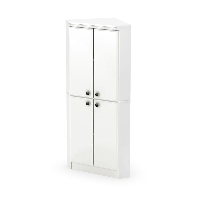 South Shore Morgan 4-Door Corner Armoire