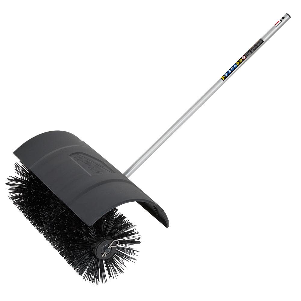 Milwaukee M18 FUEL QUIK LOK Bristle Brush Attachment and  Rubber Broom Attachment Bundle ;