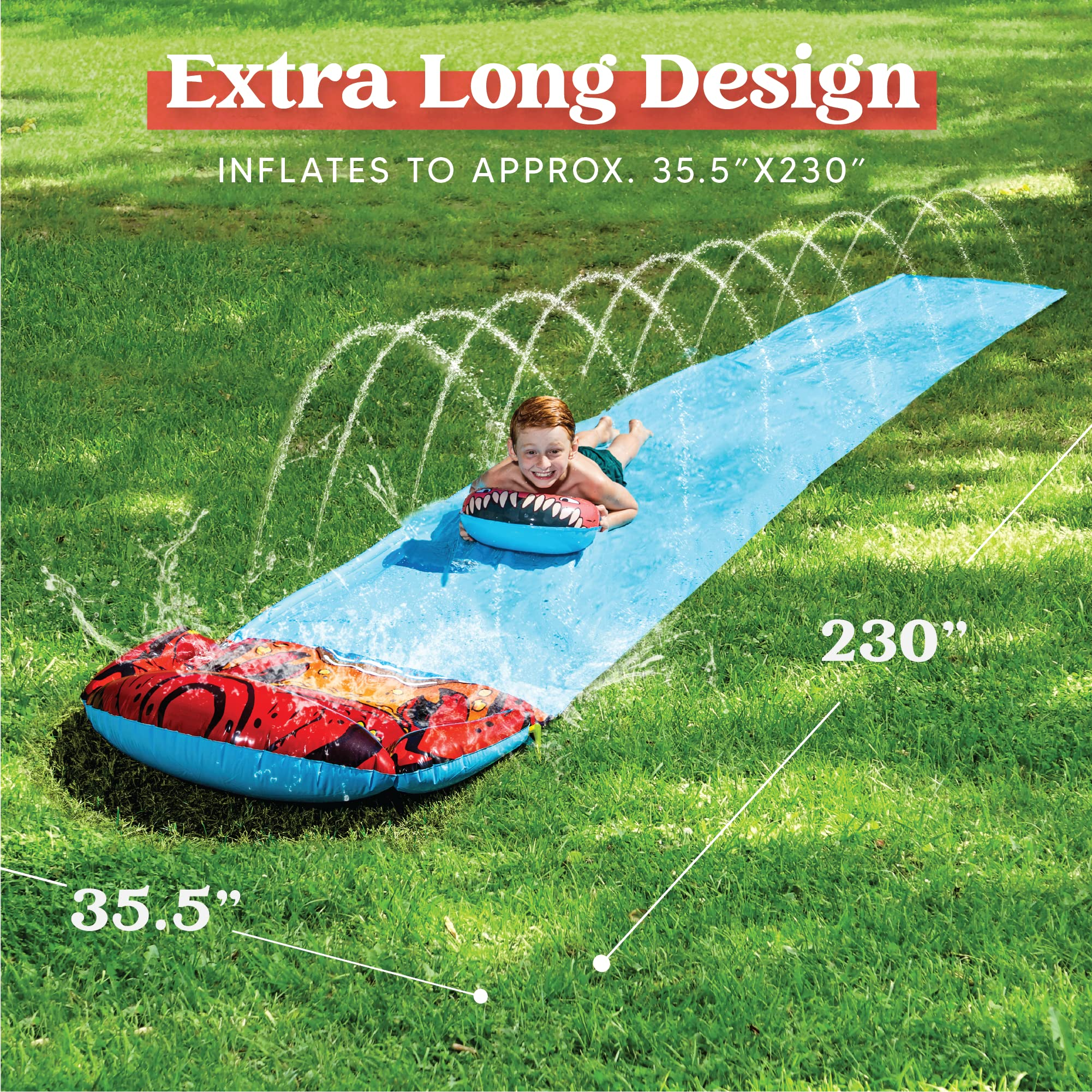 Clearance - Lawn Water Slide with Board (Crab)