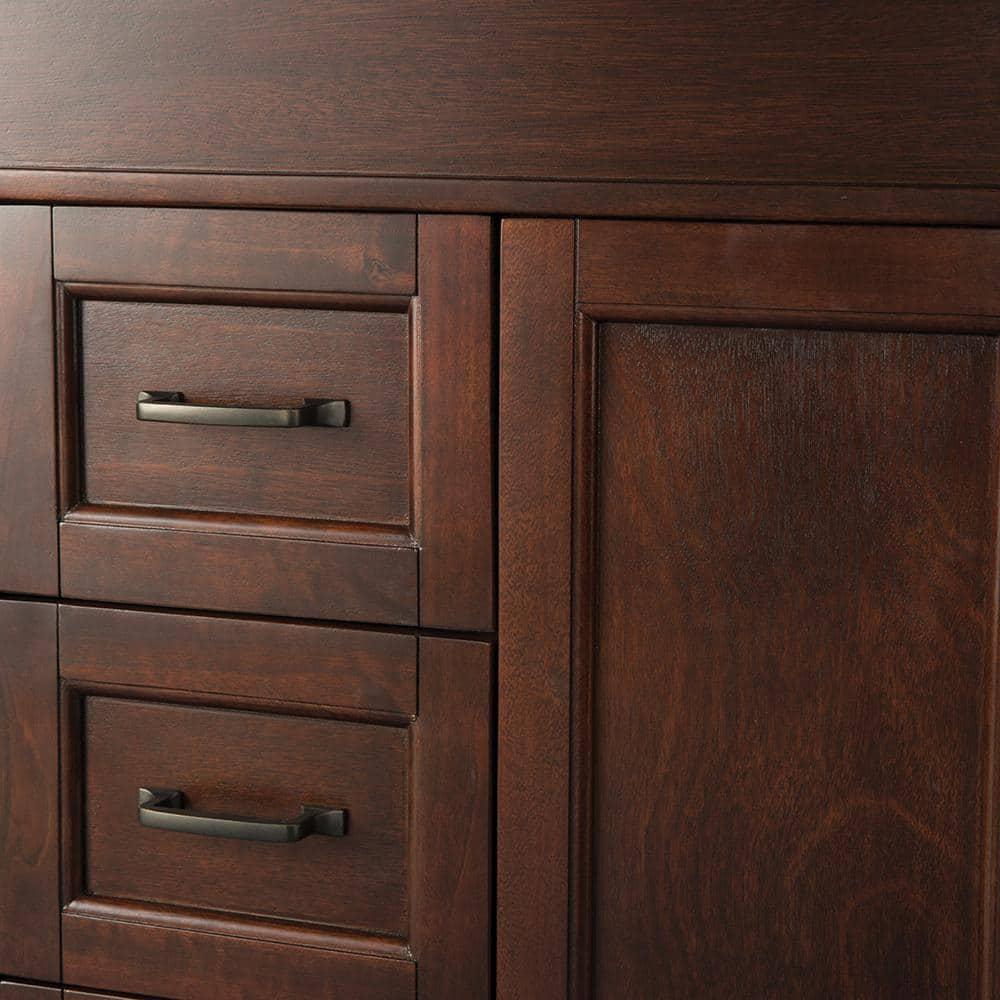 Home Decorators Collection Ashburn 36 in W Bath Vanity Cabinet Only in Mahogany