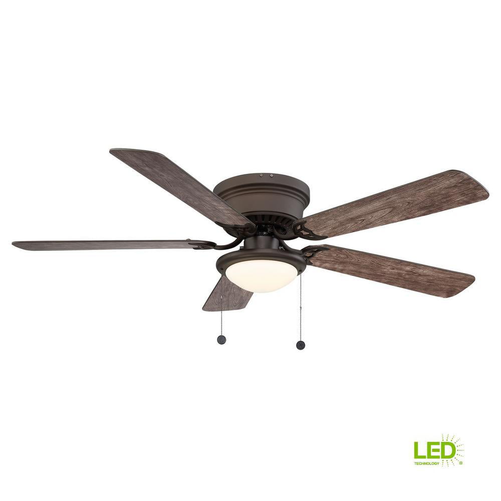 Hugger 52 in. LED Espresso Bronze Ceiling Fan 1003023395 - New