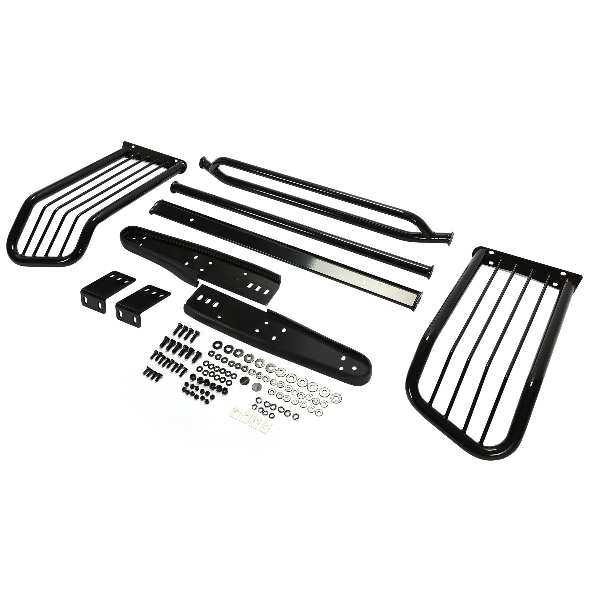 HECASA Front Grille Guard Bumper Brush for 99-2007 Ford F250 F350 F450 F550 Super Duty and 2000-2006 Excursion Steel  Protection