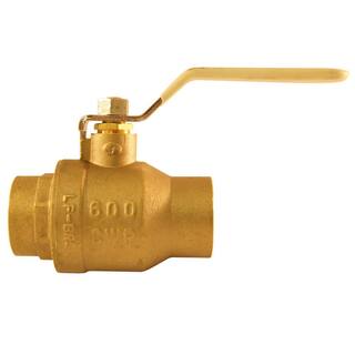 Apollo 1-14 in. Lead Free Brass SWT x SWT Ball Valve 94ALF20601A