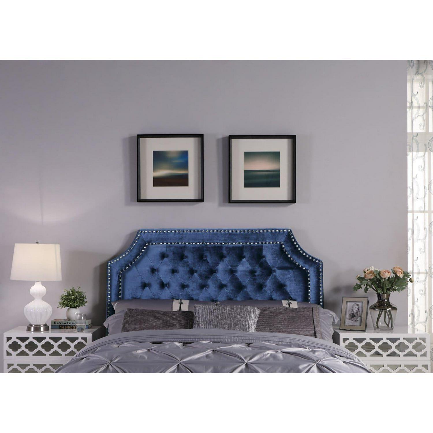 Chic Home Leda Velvet Upholstered Headboard