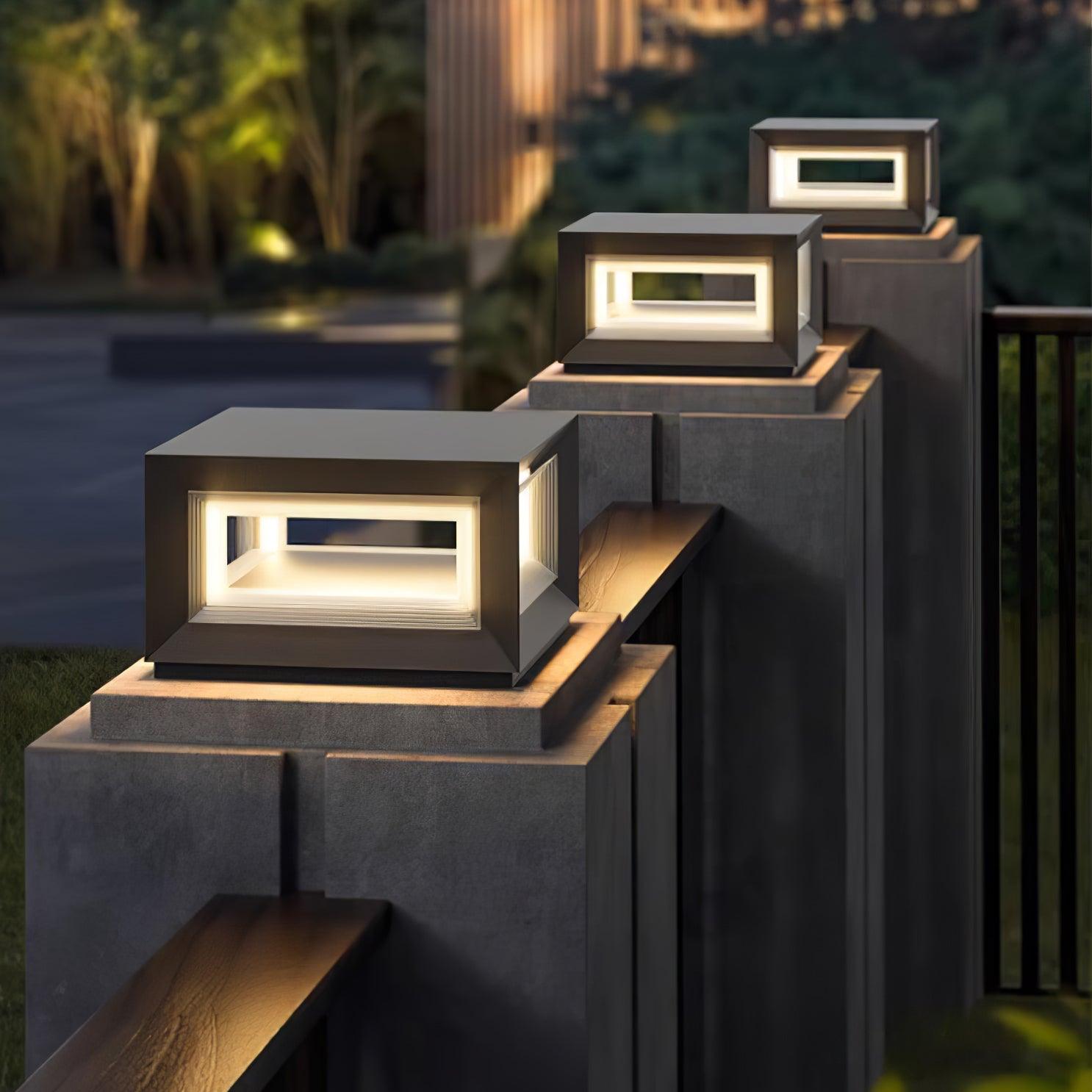 Light Cube Outdoor Post Light