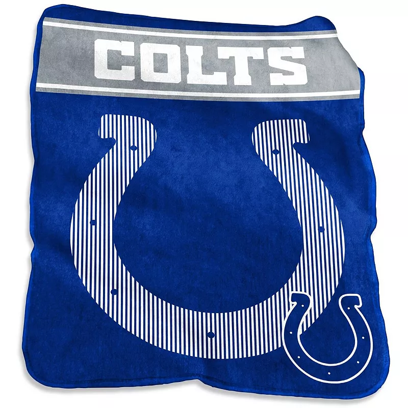 Indianapolis Colts 60'' x 80'' XL Raschel Plush Throw Blanket