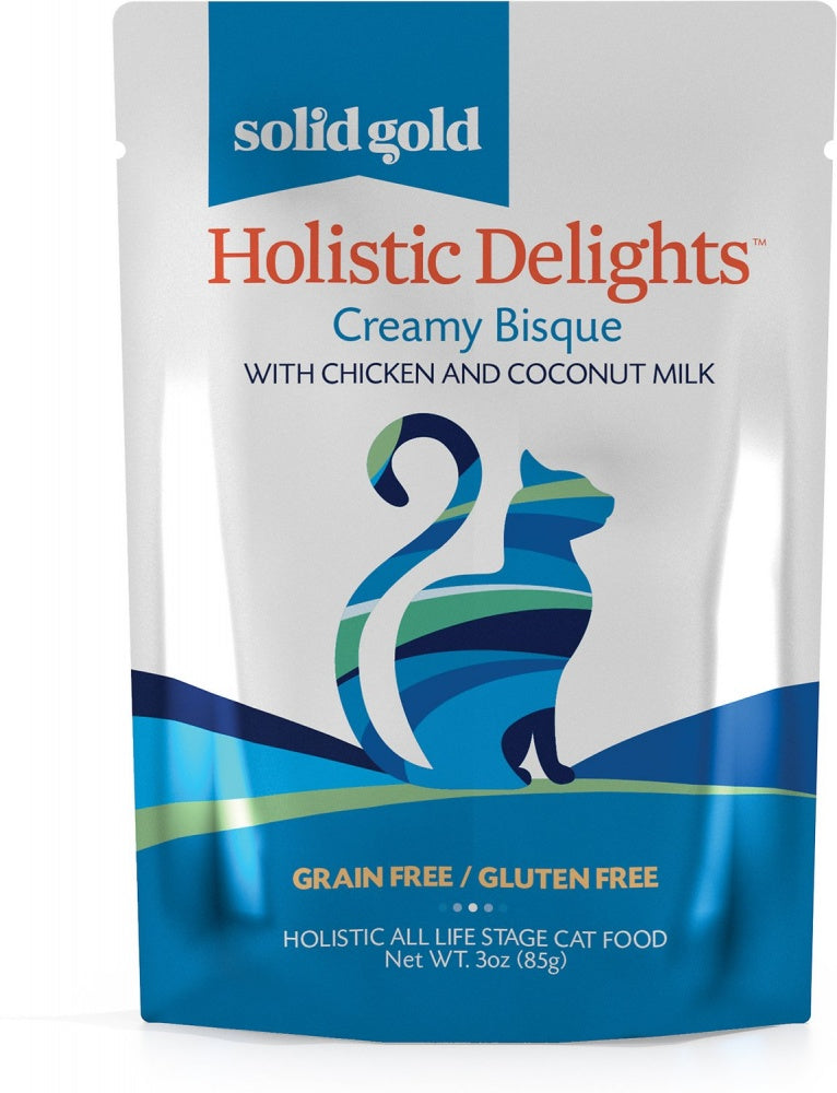 Solid Gold Grain Free Holistic Delights Chicken Creamy Bisque Cat Food